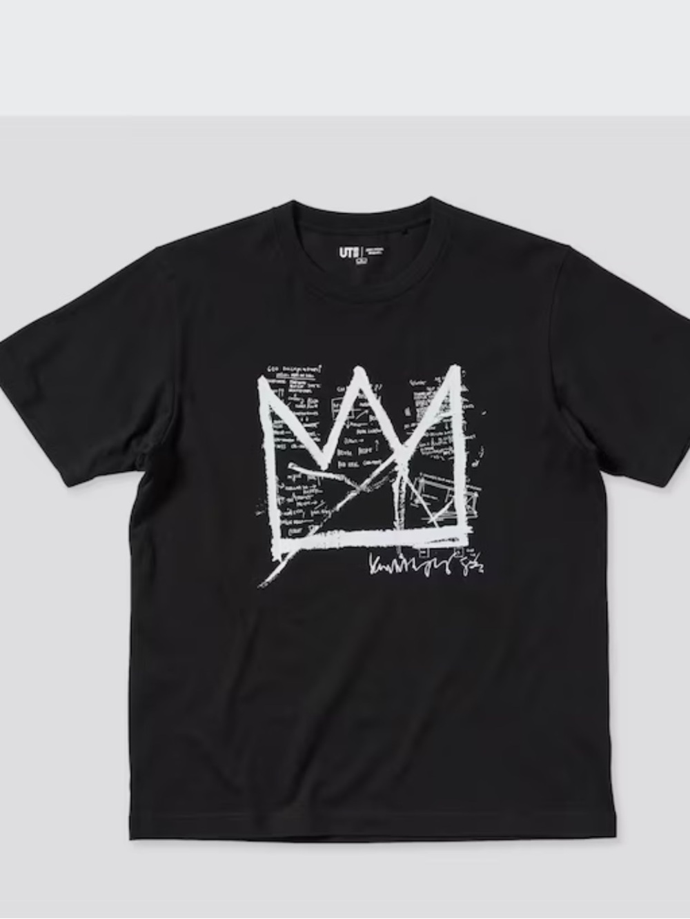 Uniqlo Jean - Michel Basquiat Graphic Black Short-Sleeve Crewneck T-Shirt